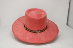 Load image into Gallery viewer, &quot;Fran&quot; Round Crown Suede Hat
