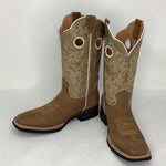 Load image into Gallery viewer, “Alex” Black Stone Leather Cowboy Boot
